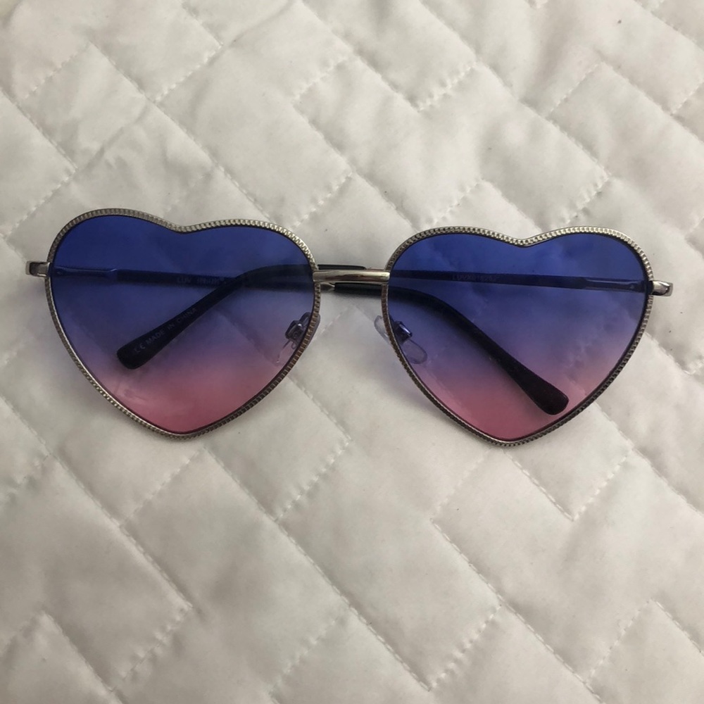 Heart eyed sunglasses